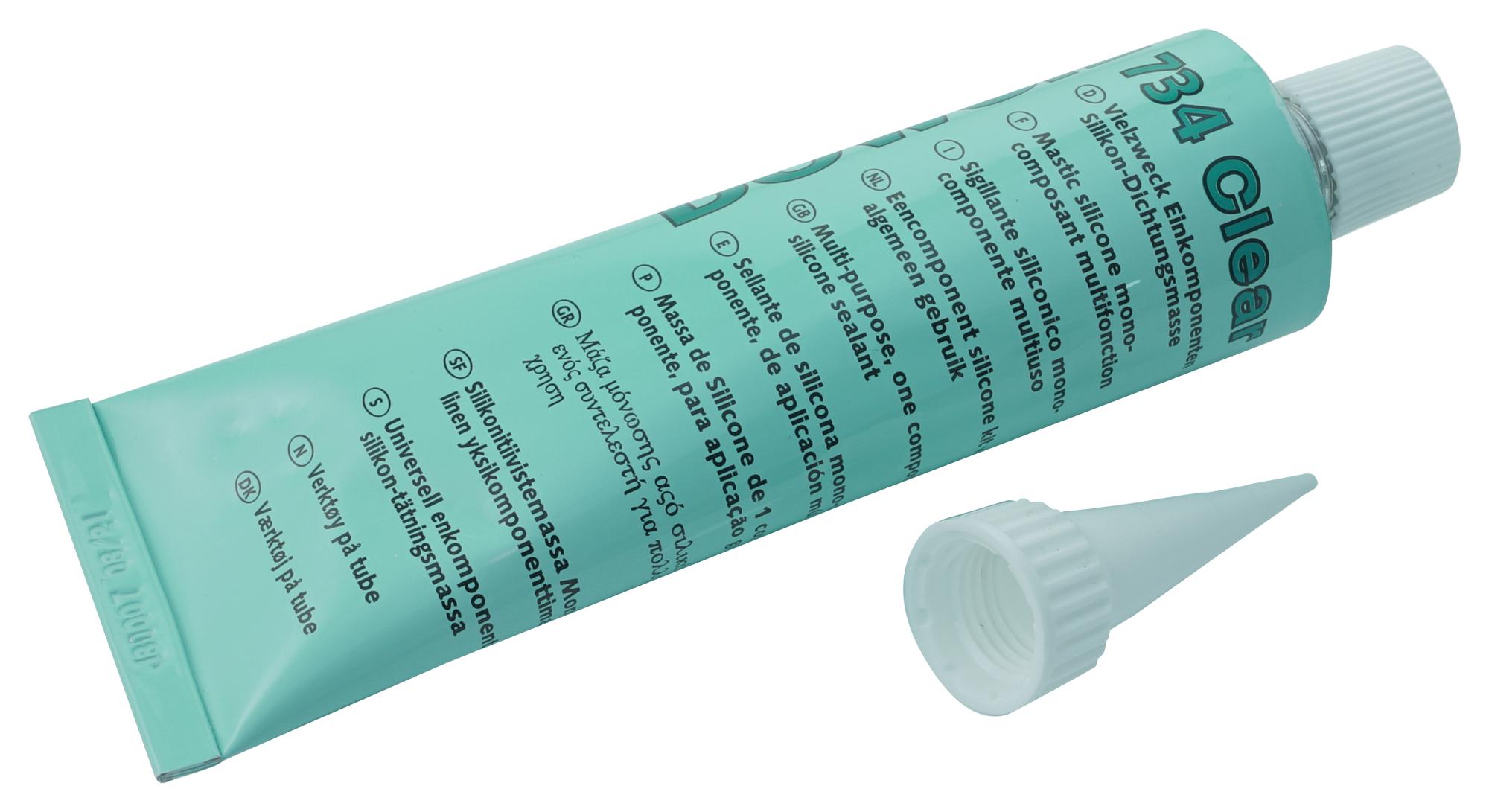 734 CLEAR, 90ML Dow SILICONE SEALANT, TUBE, CLEAR