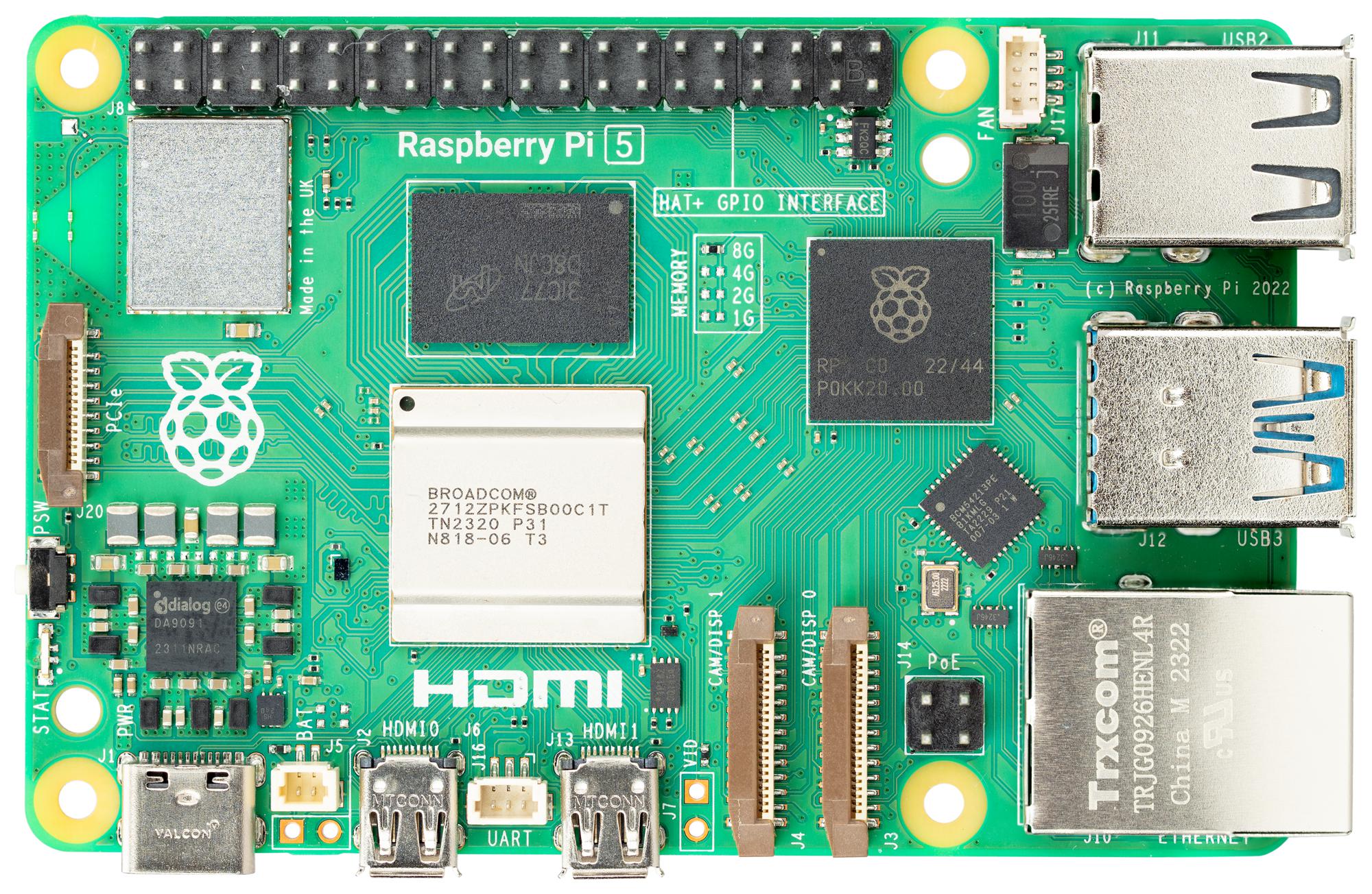 RPI5-4GB-SINGLE RASPBERRY-PI, SBC, Raspberry Pi5 4GB, BCM2712, Arm Cortex-A76, 4GB RAM, MicroSD, Wifi, HDMI, Power button | e絡盟台灣 RPI5-4GB-SINGLE RASPBERRY-PI, SBC, Raspberry Pi5 4GB, BCM2712, Arm Cortex-A76, 4GB RAM, MicroSD, Wifi, HDMI, Power button | e絡盟台灣