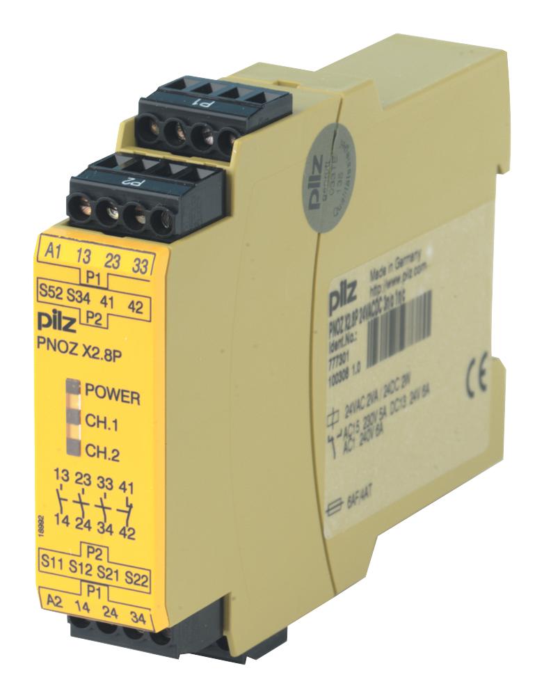 PNOZ X2.8P 24VAC/DC - Pilz - Safety Relay, 24 V, 3PST-NO