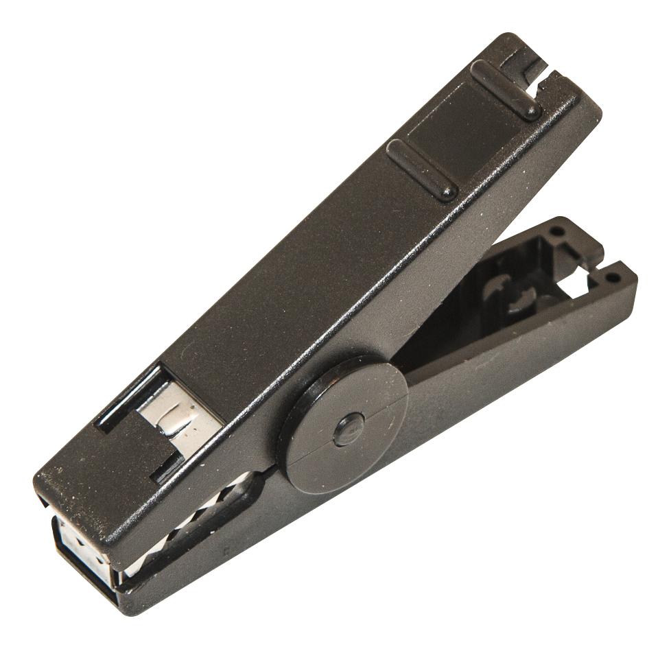 bu-112-0 - mini alligator clip, 16mm, 30a, blk