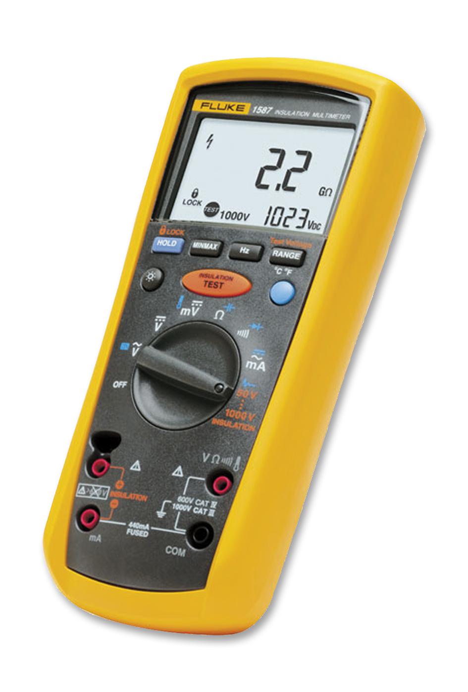 FLUKE 1587 - Fluke - Insulation Digital Multimeter, 6000 Count, True RMS