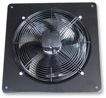 EBM-PAPST W4S250-DI02-06 AC Axial Fan, 230V, Square, 370 mm, 138 mm, Ball Bearing, 590 CFM