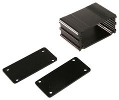 BOX ENCLOSURES B1-040BK Metal Enclosure, Optional IP65/ NEMA 4 Sealing Kit SK-1, Small, Extruded Aluminium, 29.5 mm