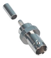 TE CONNECTIVITY - GREENPAR 1-1478061-0 RF / Coaxial Connector, BNC Coaxial, Straight Jack, Crimp, 75 ohm, URM70, Brass