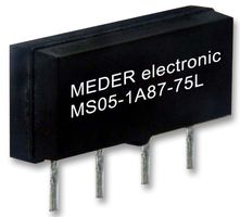 STANDEXMEDER MS12-1A87-75L Reed Relay, SPST-NO, 12 VDC, MS Series, Through Hole, 700 ohm, 500 mA