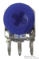 BOURNS 3306W-1-101 Trimmer, Single Turn, Cermet, Side Adjust, 100 ohm, Through Hole, 1 Turns