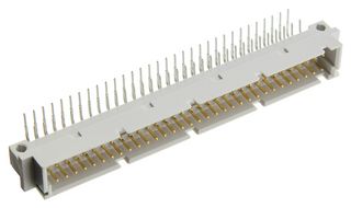 AMPHENOL COMMUNICATIONS SOLUTIONS 86094647113755E1LF DIN 41612 Connector, FCI 8609, 64 Contacts, Plug, 2.54 mm, 3 Row, a + c