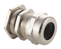 JACOB 50.625 M-L-F Cable Gland, M25 x 1.5, 11 mm, 16 mm, Brass, Metallic - Nickel Finish, IP68