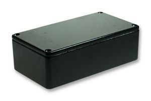CAMDENBOSS RTM5004/14-NC-BLK Metal Enclosure, IP54, IP65, Small, Aluminium, 40 mm, 66 mm, 120 mm, IP54, IP65