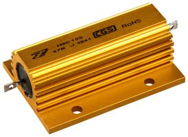 CGS - TE CONNECTIVITY HSC1002K7J Resistor, 2.7 kohm, HS Series, 100 W, ± 5%, Solder Lug, 1.9 kV