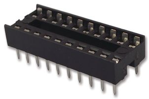 MULTICOMP PRO MC-2227-20-03-F1 IC & Component Socket, 20 Contacts, DIP Socket, 2.54 mm, MC-2227, 7.62 mm, Phosphor Bronze