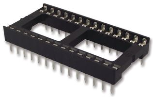 MULTICOMP PRO MC-2227-28-06-F1 IC & Component Socket, 28 Contacts, DIP Socket, 2.54 mm, MC-2227, 15.24 mm, Phosphor Bronze