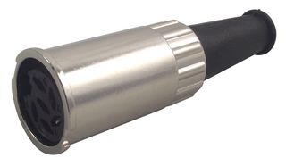 PREHKEYTEC 71506-250/0802 DIN Audio / Video Connector, 5 Contacts, Jack, Cable Mount, Solder, Tin Plated Contacts