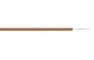 LAPP 4160103 Wire, Stranded, Hook Up, UL1015, PVC, Brown, 22 AWG, 328 ft