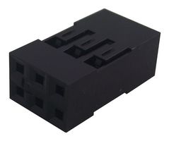 AMPHENOL COMMUNICATIONS SOLUTIONS 65043-034LF Connector Housing, FCI Mini-PV 65043, Receptacle, 6 Ways, 2.54 mm