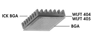 FISCHER ELEKTRONIK ICK BGA 35 X 35 Heat Sink, For Ball Grid Array, 17 °C/W, BGA, 35 mm, 6 mm, 35 mm
