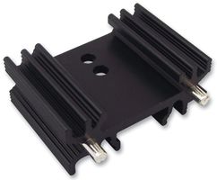BOYD SW25-4G Heat Sink, 13 °C/W, TO-218, TO-220, TO-247, 34.5 mm, 25 mm, 12.5 mm