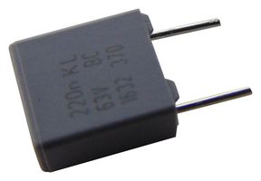 VISHAY BFC237011224 General Purpose Film Capacitor, Metallized PET, Radial Box - 2 Pin, 0.22 µF, ± 10%, 40 V, 63 V