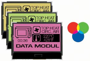 BATRON BTHQ128064AVD1-COG-FSTF-12-LEDMULTI Graphic LCD, 128 x 64, Black on White / RGB, 3.3V, Parallel, No Font, Transflective