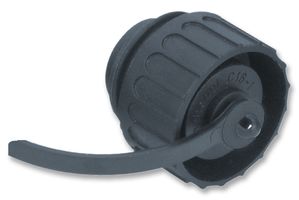 AMPHENOL SINE/TUCHEL C016 00V000 000 12 Dust Cap / Cover, Connector Cover, Ecomate Female Receptacles, Nylon (Polyamide) Body