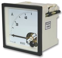TE CONNECTIVITY - CROMPTON E243-01A-G-NT-NT Analogue Panel Meter, DC Amps, 0A to 50A, 68 mm, 68 mm