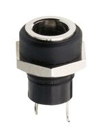 LUMBERG 1614 09 DC Power Connector, Jack, 2 A, 2 mm, Panel Mount, Solder