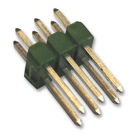 TE CONNECTIVITY - AMP 826942-3 Pin Header, Straight, Board-to-Board, 2.54 mm, 2 Rows, 6 Contacts, Through Hole Straight