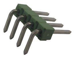AMP - TE CONNECTIVITY 826947-4 Pin Header, Right Angle, Board-to-Board, 2.54 mm, 1 Rows, 4 Contacts, Through Hole Right Angle