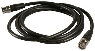 AMPHENOL RF 779829-58-2.0 RF / Coaxial Cable Assembly, 6.6 ft, 2 m, RG58C, BNC Straight Plug, BNC Straight Plug, 50 ohm