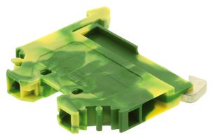 WAGO 281-107 DIN Rail Mount Terminal Block, 2 Ways, 28 AWG, 12 AWG, 4 mm², Clamp, 32 A