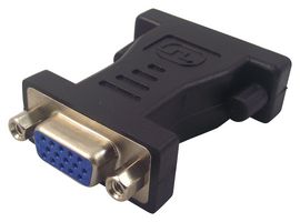 VIDEK 2263 DVI to VGA Audio / Video Adapter, DVI-A Plug, VGA Receptacle