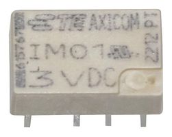 TE CONNECTIVITY - AXICOM IM01TS Signal Relay, 3 VDC, DPDT, 2 A, IM Series, Through Hole, Non Latching