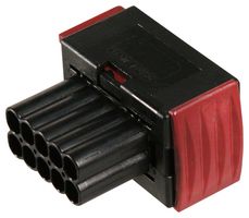 AMP - TE CONNECTIVITY 1-967240-1 Connector Housing, Junior Power Timer, Receptacle, 10 Ways, JPT socket contacts