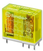 FINDER 50.12.9.024.1000 Safety Relay, 24 VDC, DPDT, 50 Series, Through Hole, 8 A, Solder