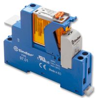 FINDER 4C.02.9.012.0050SPA General Purpose Relay, 4C Series, Interface, DPDT, 12 VDC, 15 A