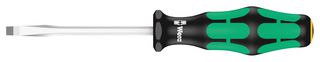 WERA 007670 Screwdriver, Slotted, Hexagon, 75 mm Blade, 3.5 mm Tip, 156 mm Overall