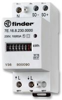 FINDER 7E.16.8.230.0000 KWH METER, 1 PHASE, 65A