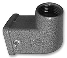 HTS - TE CONNECTIVITY 1106406-1 Connector Backshell, Hood, HTS Series Connectors, 1, 90°, Aluminium Body