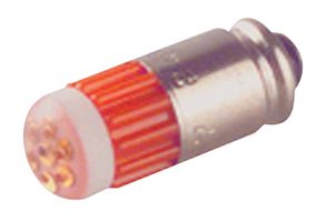 CML INNOVATIVE TECHNOLOGIES 1512135W3A LED Replacement Lamp, Midget Groove / S5.7s, White, T-1 3/4 (5mm), 4.9 cd