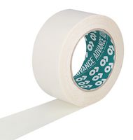 ADVANCE TAPES AT318 CREAM 33M X 50MM Foam Tape, Double Sided, PET (Polyester) Film, Transparent, 50 mm x 33 m