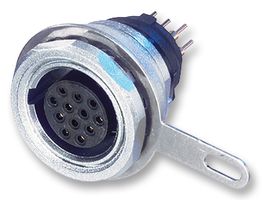 NEUTRIK MPF12-V Circular Connector, Standard Circular Connector, Minicon Series, Panel Mount Receptacle