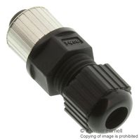 TE CONNECTIVITY 1838274-3 Sensor Connector, M12, Female, 5 Positions, Solder Socket, Straight Cable Mount
