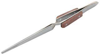 MULTICOMP PRO TW1127 Tweezer, Rev Acting, Straight, 160 mm, Steel Body, Steel Tip