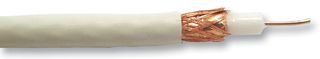 BELDEN H121C00.00B100 CABLE, COAX, WHITE, 5MM, 100M