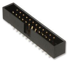 3M N2520-6V0C-RB-WE Pin Header, Wire-to-Board, 2.54 mm, 2 Rows, 20 Contacts, Surface Mount Straight, 2500