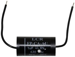 LCR COMPONENTS FP-CA-1-AU Power Film Capacitor, Metallized PP, Axial Leaded, 1 µF, ± 5%, Audio Systems, Through Hole
