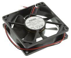 NMB TECHNOLOGIES 3108NL-04W-B50-P00 DC Axial Fan, 12 V, Square, 80 mm, 20 mm, Ball Bearing, 44 CFM
