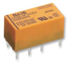 PANASONIC DS2E-M-DC9V Signal Relay, 9 VDC, DPDT, 2 A, DS Series, Through Hole, Non Latching