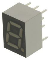 VISHAY TDSG1150 7 Segment LED Display, Untinted, Green, 20 mA, 2.4 V, 3 mcd, 1, 7 mm