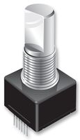 BOURNS EM14A0D-C24-L064S Rotary Encoder, Optical, Incremental, 64 PPR, 0 Detents, Vertical, With Push Switch